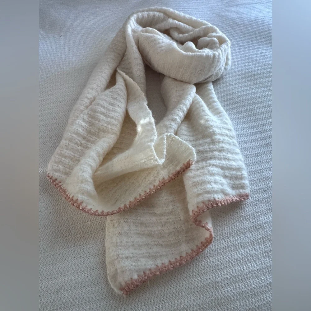 Marcus Adler Whipstich Scarf Off White